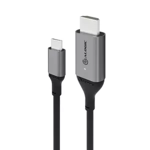 USB-C uz HDMI kabelis ALOGIC ULCHD01-SGR 1m 4K 60Hz