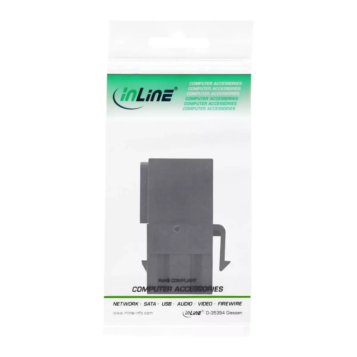InLine USB 3.1 Snap-In module USB-A F/F Photo 3
