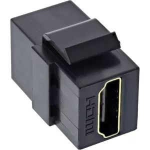 HDMI Keystone Snap-In modulis InLine 76202M 4K/60Hz Melns