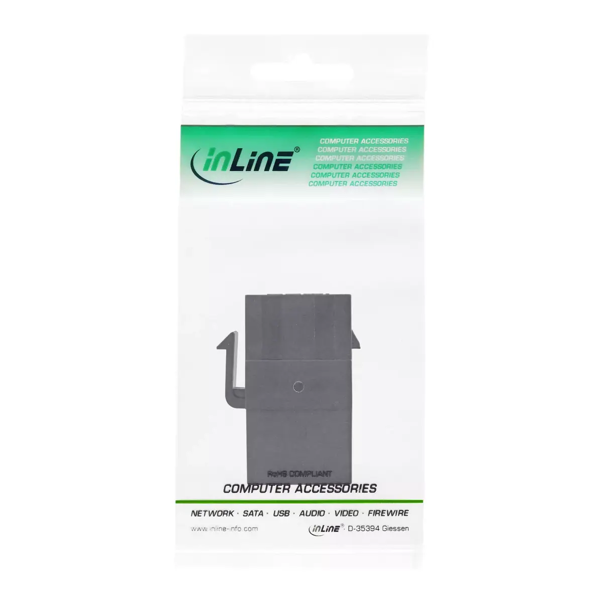 HDMI Keystone Snap-In modulis InLine 76202M Photo 3