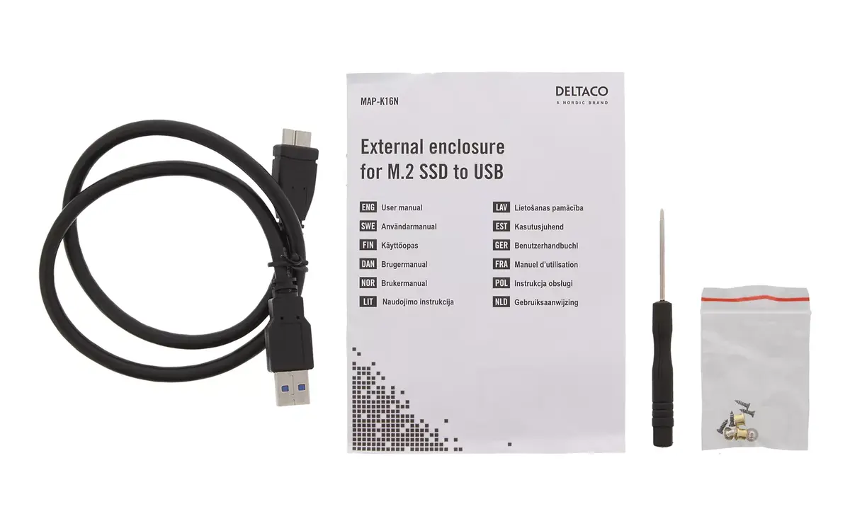 Корпус SSD Deltaco MAP-K16N Photo 4
