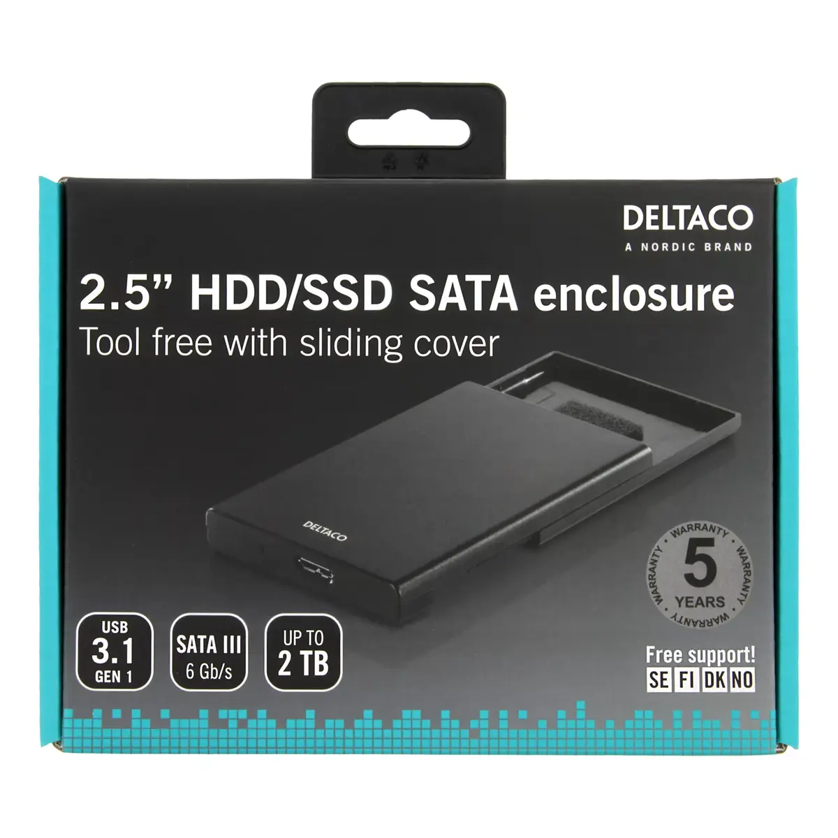 HDD/SSD enclosure Deltaco MAP-K2568 Photo 5