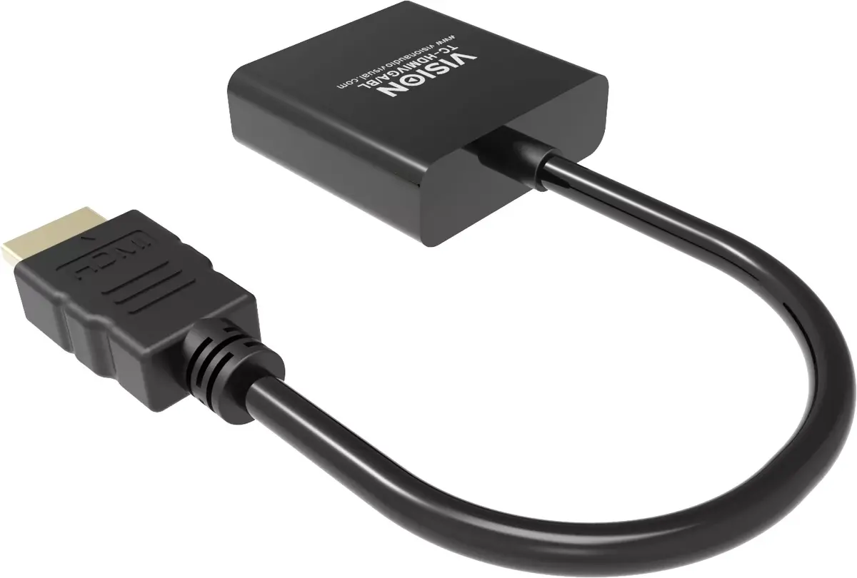 Video kabeļa adapters Vision TC-HDMIVGA/BL Photo 5