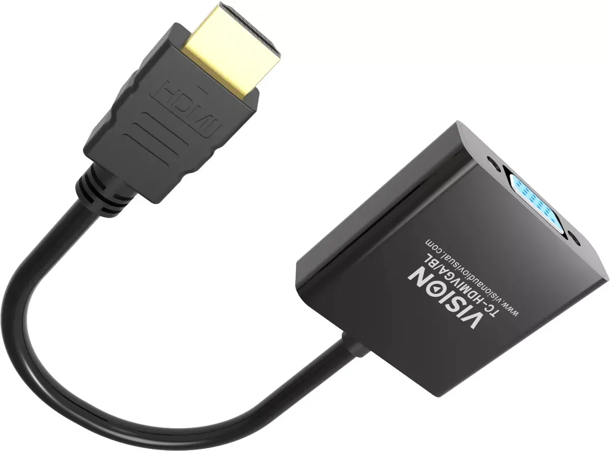 Video kabeļa adapters Vision TC-HDMIVGA/BL Photo 7