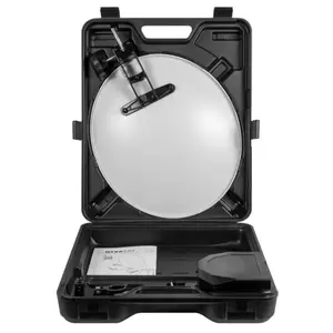 Satelīta antena Megasat 9101628 Melna Balta