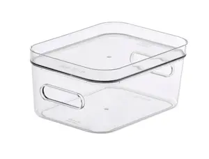 SmartStore COMPACT CLEAR S Storage Box, 1.5 Liters, Transparent SAN Plastic