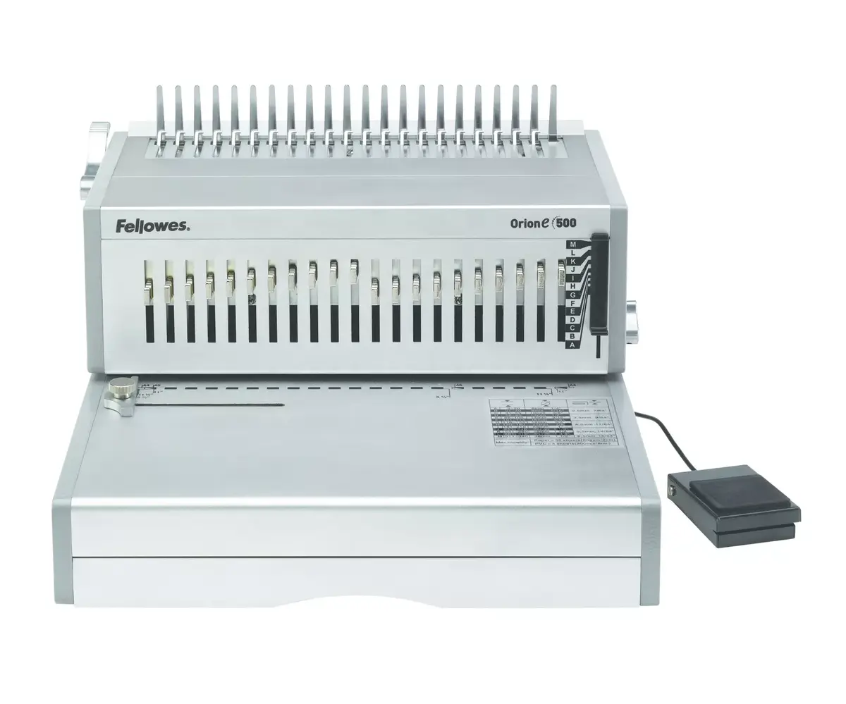 Электрический гребенчатый биндёр Fellowes Orion-E 500 Photo 3