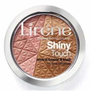Бронзер для лица Lirene Shiny Touch Bronzer с румянами 9 г — бронзирующая пудра и румяна