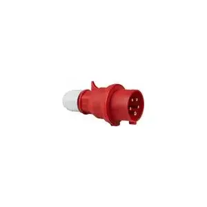 CEE connector AS Schwabe 61425 — 5-pin 400V, IP44, red