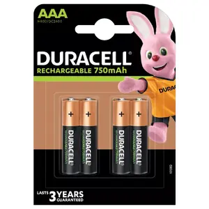 Uzlādējama baterija Duracell AAA 4gab