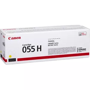 Картридж тонера Canon CRG-055HY 5.9K страниц желтый