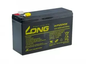 Sealed lead‑acid battery AVACOM 12V 6Ah F2 HighRate (WP1224W) for UPS and backup power