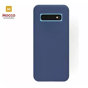 Smartphone silicone case Mocco for Xiaomi Redmi Note 7 / Note 7 Pro with built-in magnet, blue