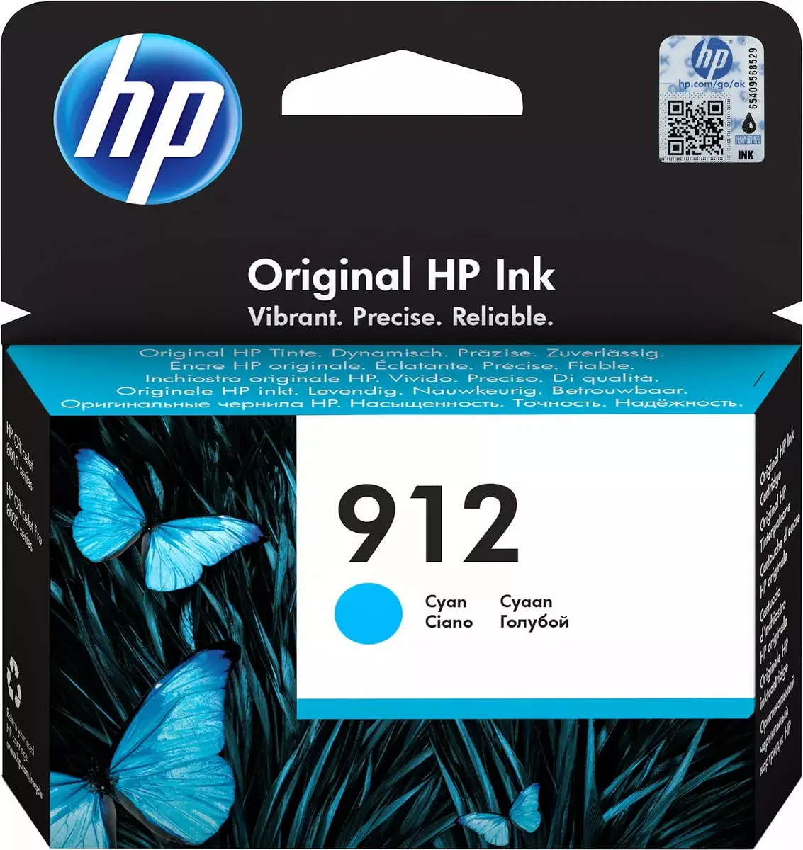 Kārtridžs HP 912 Ink Cyan Photo 1
