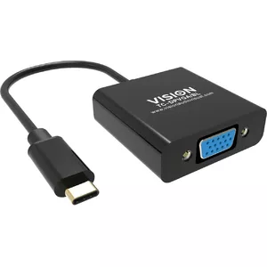 Адаптер видеокабеля USB Type-C VGA Vision TC-USBCVGA/BL
