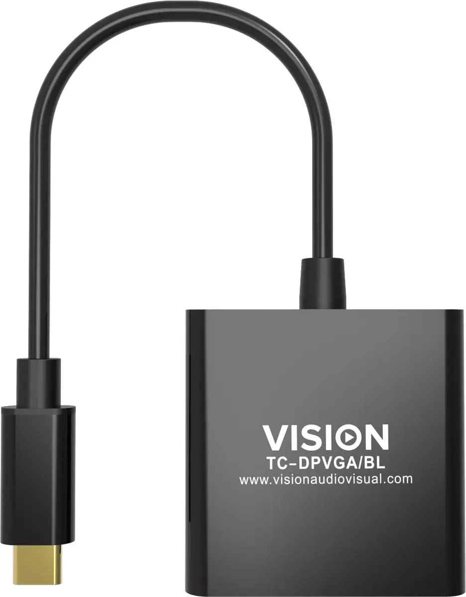 Адаптер видеокабеля USB Type-C VGA Vision TC-USBCVGA/BL Photo 4