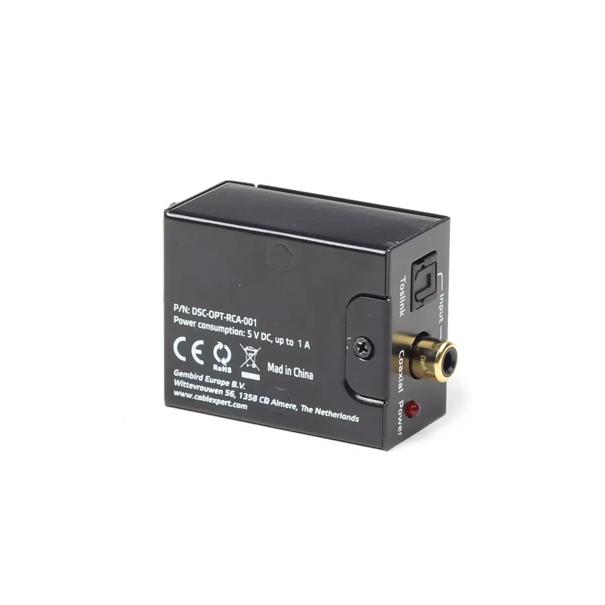Audio pārveidotājs Gembird DSC-OPT-RCA-001 Photo 5