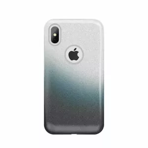 iLike Gradient Glitter 3in1 Case for Apple iPhone X and iPhone XS, Smoked