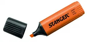 Marķieris Stanger 180002000 oranžs 1–5 mm, slīpais uzgalis, fluorescējoša tinte