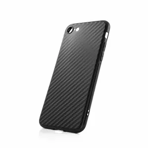 Задняя накладка iLike для iPhone X / Xs 5.8" — карбон, чёрная