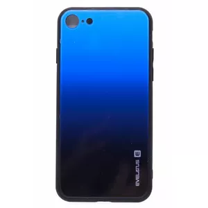 Защитный чехол с стеклянной задней панелью Evelatus для iPhone 7/8 — градиент «7 Sea Depth»
