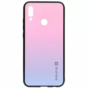Защитный чехол Evelatus для Huawei Y7 2019 — Gradient Glass Bubble Gum