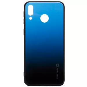 Protective phone case Evelatus for Huawei Y7 2019 — Gradient Glass 7 Sea Depth