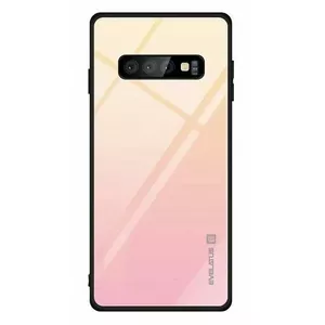 Phone case Evelatus for Huawei Y6 2019 — Gradient Glass finish, Mild Melon