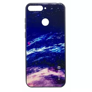 Vāciņš Evelatus priekš Huawei Y6 2018 — Picture Glass aizmugures pārsegs «Starry Night»