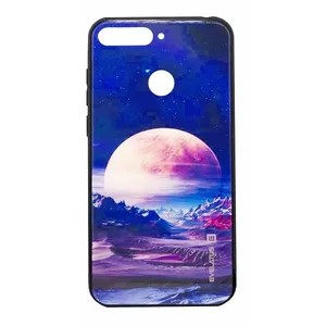 Чехол Evelatus для Huawei Y6 2018 — Picture Glass Valley Moon (защитный)