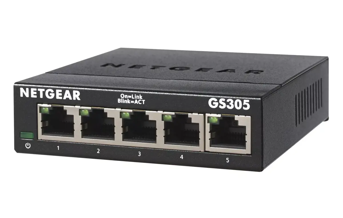 Netgear GS305 неуправляемый 5‑портовый Gigabit коммутатор Photo 2