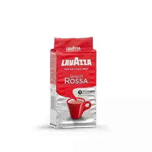 Ground Coffee Lavazza Qualità Rossa 250 g — Medium Roast, Suitable for Espresso and Americano