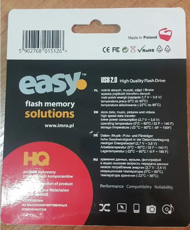 USB флеш-память IMRO 8GB EASY Photo 2