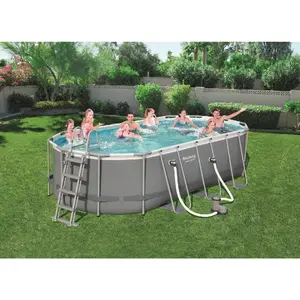 Bestway Levant 56710 Oval Framed Above Ground Pool 13430 L