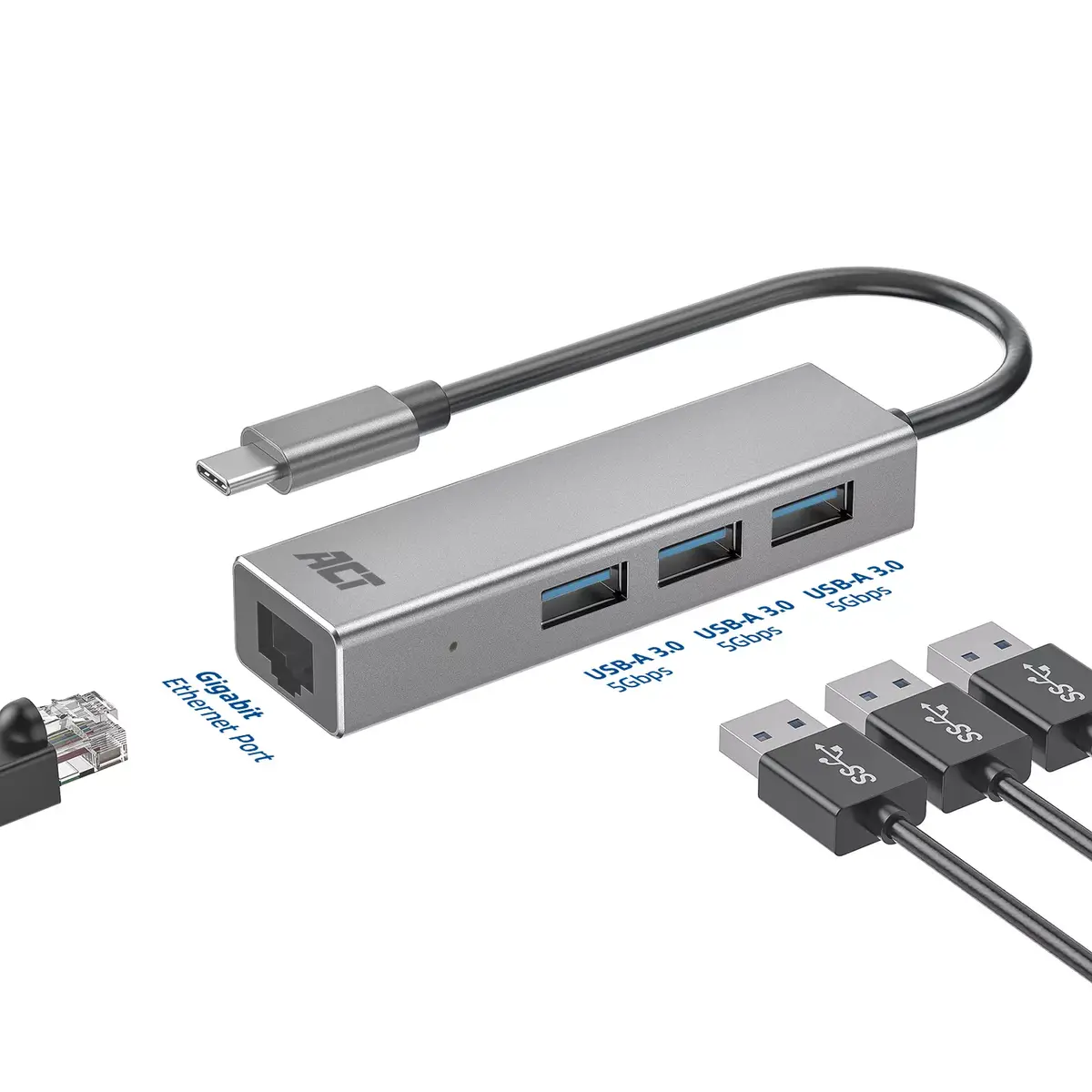 USB-C Hub ACT AC7055 Photo 4