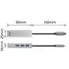 USB-C хаб ACT AC7055 с Gigabit Ethernet и 3x USB-A Photo 13