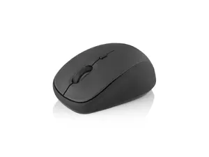 Беспроводная оптическая мышь MODECOM MC-WM6 симметричная 1600 DPI 2 кнопки черно-серая