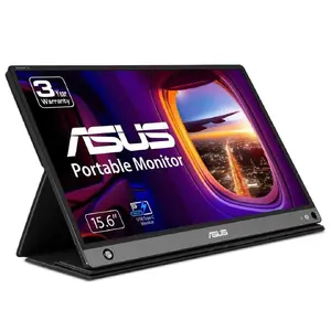 Портативный компьютерный монитор ASUS ZenScreen MB16AHP 15.6 Дюймов Full HD 1920 x 1080 LED IPS Встроенный аккумулятор Черный