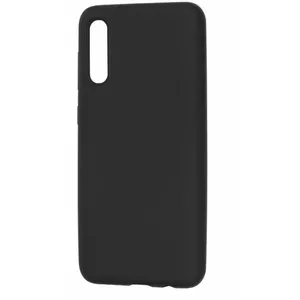 Smartphone silicone case Evelatus for Samsung A70, black
