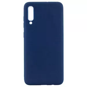 Phone silicon case Evelatus for Samsung A70, dark blue, slim protective cover