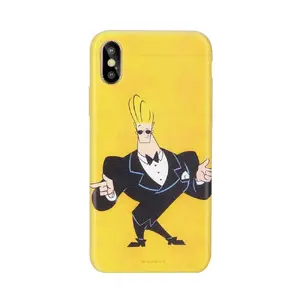 Silikona telefona maciņš Cartoon Network Johnny Bravo priekš Apple iPhone XS Max – mīksts aizsargapvalks
