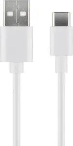 MicroConnect USB Cable USB-A to USB-C 0.5 m White USB 2.0 Male Connectors