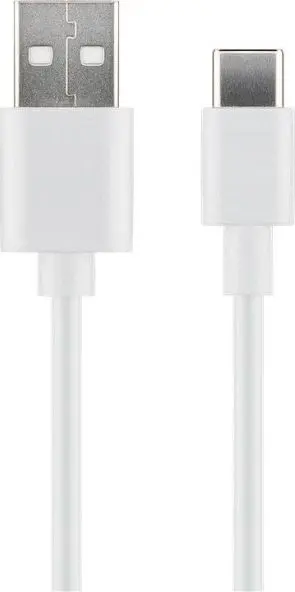 MicroConnect USB3.1CCHAR2W USB-A to USB-C Cable 2m White Photo 2