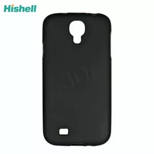 Hishell Super plāns silikona aizmugures apvalks Samsung i9500 i9505 Galaxy S4 Melns (EU Blister)