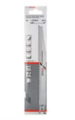 Полотно для сабельной пилы Bosch S 2345 X Photo 2