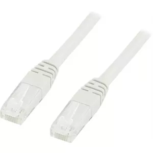 Сетевой кабель Deltaco TP-603V RJ-45 Cat6 0.3 м Белый