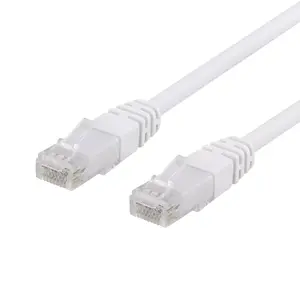Сетевой кабель Deltaco TP-60V-CCA RJ-45 Cat6 0.5 м Белый