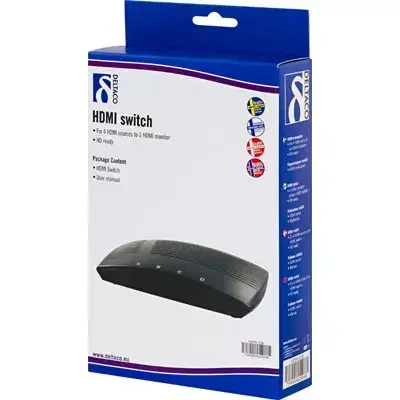 Video Switch Deltaco HDMI-206 Photo 3