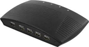 DELTACO HDMI-206 HDMI Video Switch with 4 inputs and 1 output Supporting 1080p Full HD in 60Hz