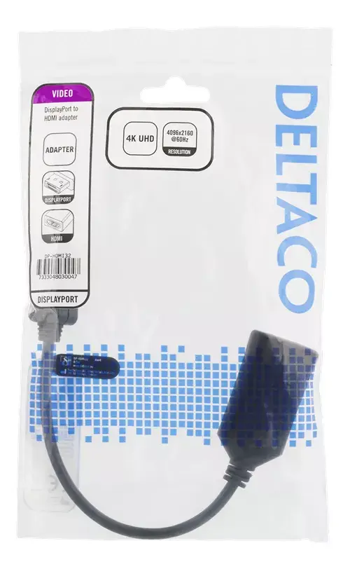 Video kabeļa adapteris Deltaco DP-HDMI32 Photo 2